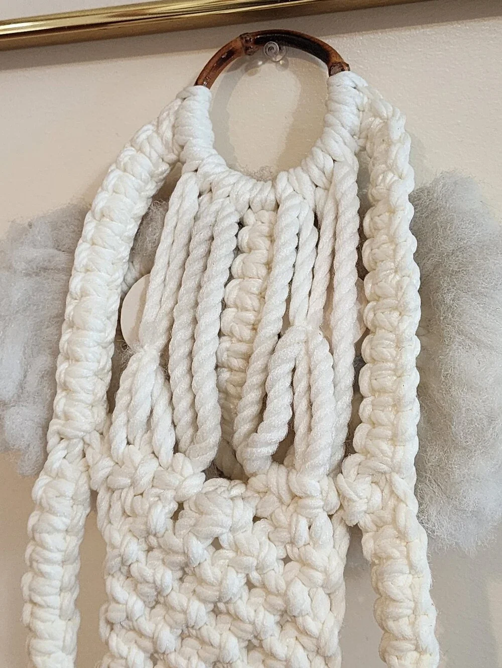 Hand Crafted macrame owl